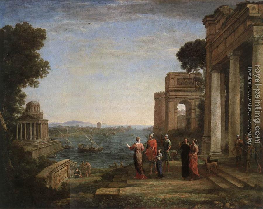 Claude Lorrain : Aeneas's Farewell to Dido in Carthago